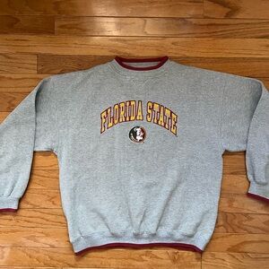 Gray Florida State Men's Sweater